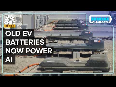 YouTube video thumbnail: How Used EV Batteries Are Being Turned Into Data Centers To Power AI