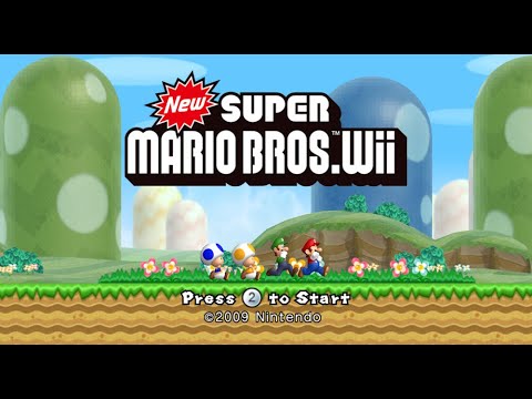 New Super Mario Bros WII Playthrough 100% Stream 1/3