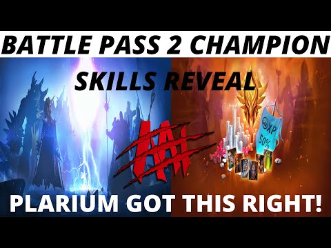 Battle Pass Champion Skills Revealed! GG Plarium for Once! Raid Shadow Legends