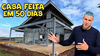 CASA EM STEEL FRAME A VALE A PENA ? COMO FUNCIONA VANTAGENS COMO É A NOVA FORMA DE CONSTRUIR CASAS