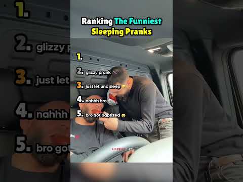 Ranking the FUNNIEST Sleeping Pranks 😂