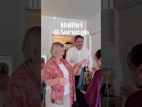 KELUARGA NORWEGIA IKUT MERAYAKAN LEBARAN MAKAN FULL LAUK INDONESIA 😍