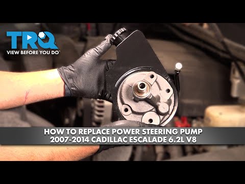 How to Replace Power Steering Pump 2007-2014 Cadillac Escalade 6.2L V8