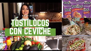 TOSTILOCOS CON CEVICHE!