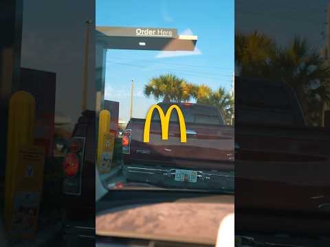 Buying Anything The Person In Front Of Me Buys At McDonalds