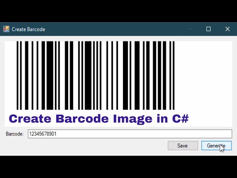 C# Tutorial - Create Barcode Image | FoxLearn