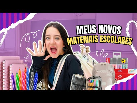 MATERIAL ESCOLAR NOVO NA VOLTA AS AULAS !