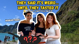 First Time My DAUGHTERS Tried This FILIPINO Dish | Their Faces Say It ALL🇵🇭😶🎥اول مرة بيجربوا هالاكلة