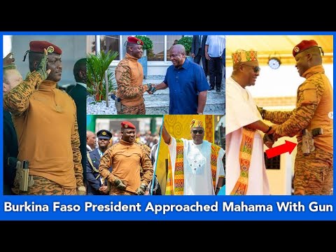 Burkina Faso President Approached John Mahama With Gun Intact…