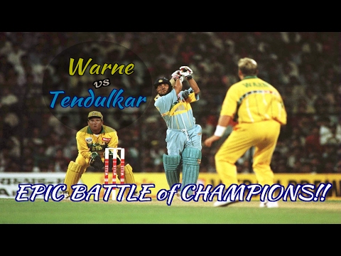 Sachin Tendulkar vs Shane Warne : RELIVE THE EPIC BATTLE OF CHAMPIONS!!!