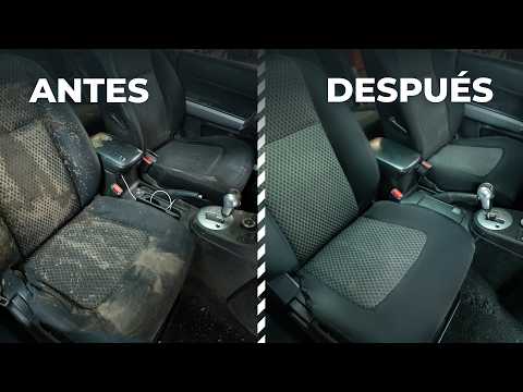 Limpieza a fondo del interior | Transformación del coche mediante limpieza y cuidado