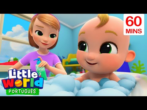 Música do Banho 🛁🧼🐤 | O Mundo de Nina e Nico – Little World Português