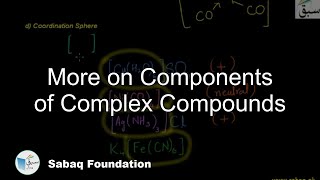 More on Components of Complex Compounds