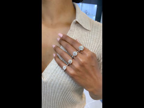 Round Brilliant Diamond Rings: 1.8 to 4.2 carats
