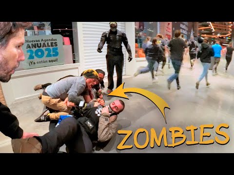 ZOMBIES en un CENTRO COMERCIAL - Survival Zombie | Pedro Salamanca