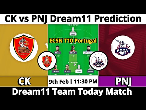 CK vs PNJ Dream11 Prediction | Dream11 Team Of Today Match | Dream11 Prediction Today Match