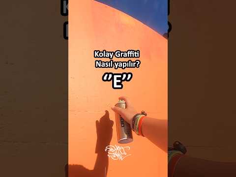 Kolay Graffiti Nasıl Yapılır? "E" #graffiti #howto  #easy #tutorial
