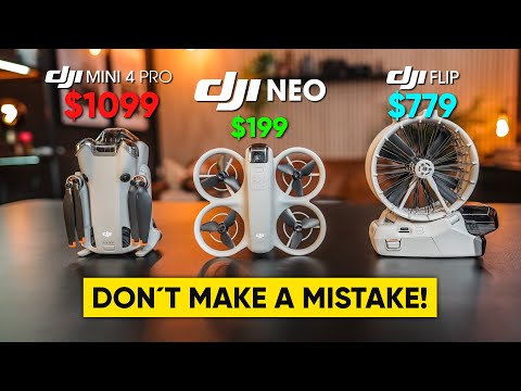 DJI Flip vs DJI Neo vs DJI Mini 4 Pro - The Best Sub 249g Drone?