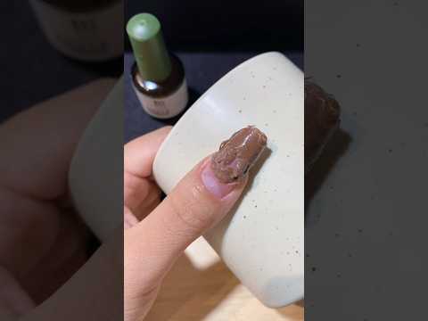 Removing gel x nail #gelxnails #nailextensions #manicurenails #shortnails