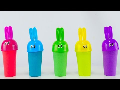 5 Colors Bunny Mold with Surprise Pj Masks Toys - Pj Masks Wrong Heads with Kinetic Sand