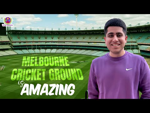i went to the FAMOUS MELBOURNE CRICKET GROUND and it's AMAZING !! 😍🏏🇦🇺