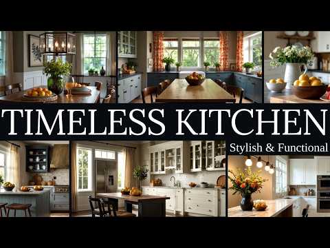 Elegant Timeless Kitchen Décor Ideas That Never Go Out of Style – 2025