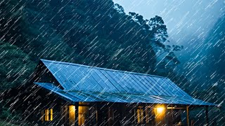 Rain Sounds for Sleeping - Heavy Rain and Thunder Sounds for Relax, Study, Overcome Insomnia