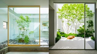 Modern Courtyard House Design | Small Courtyard Traditional Decor Ideas | Luxury Courtyard Design 