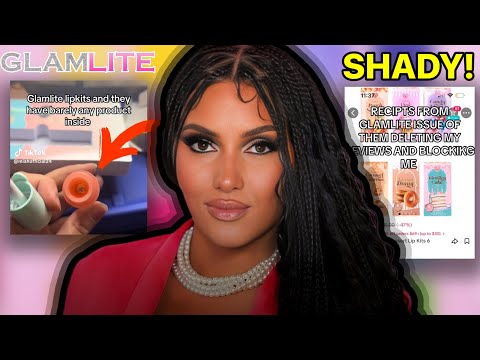 Glamlite Cosmetics Called Out For Ripping Off Customers?!