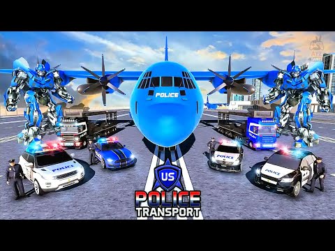 Us Police Robot Transport Games - Gameplay - Part 1 (iOS, Android)