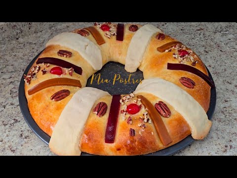 ROSCA DE REYES!! 👑 ESPONJOSA Y DELICIOSA!, 😋 Mia postres.