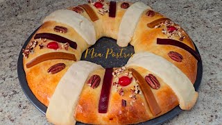 ROSCA DE REYES!! 👑 ESPONJOSA Y DELICIOSA!, 😋 Mia postres.