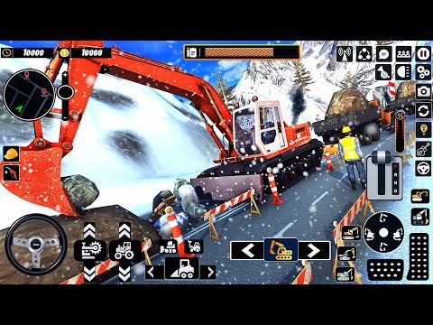 Heavy Excavator Rock Mining Simulator - Road Builder Construction JCB Vehicles - Android GamePlay