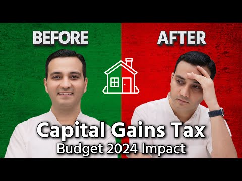 Capital Gains Tax on Sale of Property 🏠 Calculation - Budget 2024 Impact Without Indexation Benefit