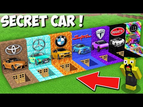 I Survive IN DIRT vs DIAMOND vs LAVA vs WATER vs PORTAL vs RAINBOW SUPERCARS BASEMENT in Minecraft !