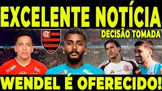 SEXTOU EXCELENTE NO FLAMENGO: ZENIT OFERECE WENDEL! SPARTK CEDE A PRESSÃO POR BARCO NO MENGÃO!