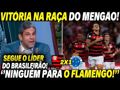 MÍDIA SE DERRETE COM O FLAMENGO! ''O MENGÃO SE ISOLOU NA LIDERANÇA!'' | FLAMENGO 2X1 CRUZEIRO