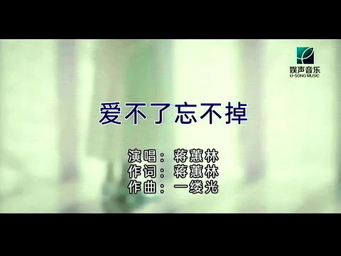愛不了忘不掉 (粵語) 蔣蕙林-主唱 KARAOKE