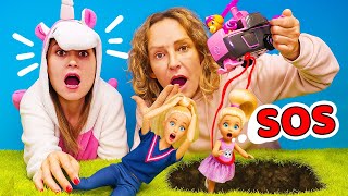 Unfall im Einhorn Café! Chelsea fällt in ein Loch – Skye von Paw Patrol hilft!