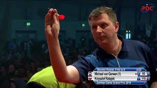 German Darts Grand Prix 2019 Michael van Gerwen - Krzysztof Ratajski //DartTown.pl