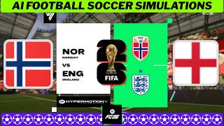🇳🇴 NORWAY vs ENGLAND 🏴󠁧󠁢󠁥󠁮󠁧󠁿🏆 FIFA World Cup 2026 ⚽ EA FC 26 Simulation