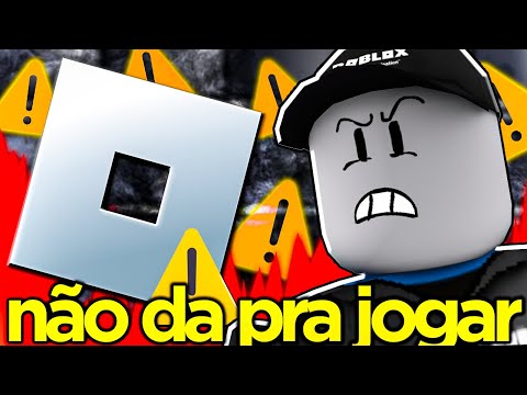 NINGUÉM ESTÁ CONSEGUINDO JOGAR ROBLOX (ping ALTO)