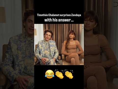 Tom Holland is webbing the air after this 😂 #tomholland #timotheechalamet #zendaya #dune #spiderman