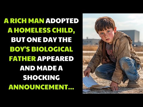 Rich man adopted a homeless child, but one day the boy's biological father appeared and declared...