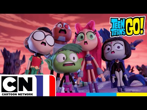 Combat de squelettes en stop motion 💀 | Teen Titans Go! | @cartoonnetworkFR