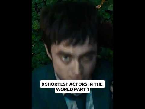 8 SHORTEST Actors In The World Part 1#shorts #actor #longervideos