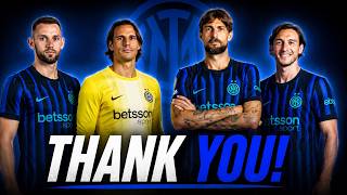 FOUR GREAT MEN LEAVING INTER! Darmian, De Vrij, Acerbi and Sommer...Thank You!