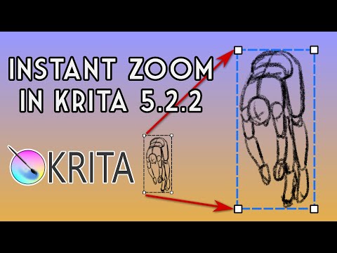 Krita Tutorial: Instant Zoom