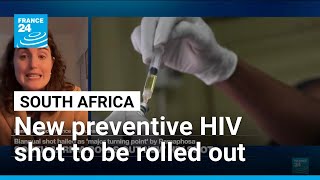 YouTube video thumbnail: South Africa Rolls out new Preventive HIV Shot in 'Major Turning Point'