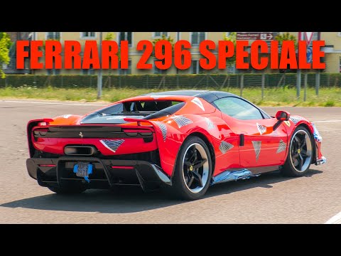 Ferrari 296 SPECIALE Testing in Maranello - ACCELERATING SOUND!